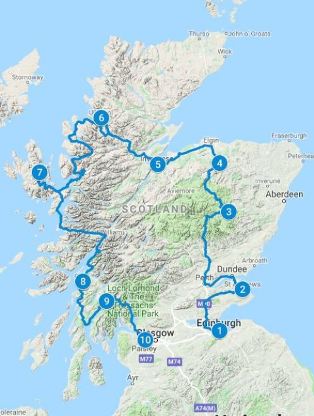 scotland road trip 14 days